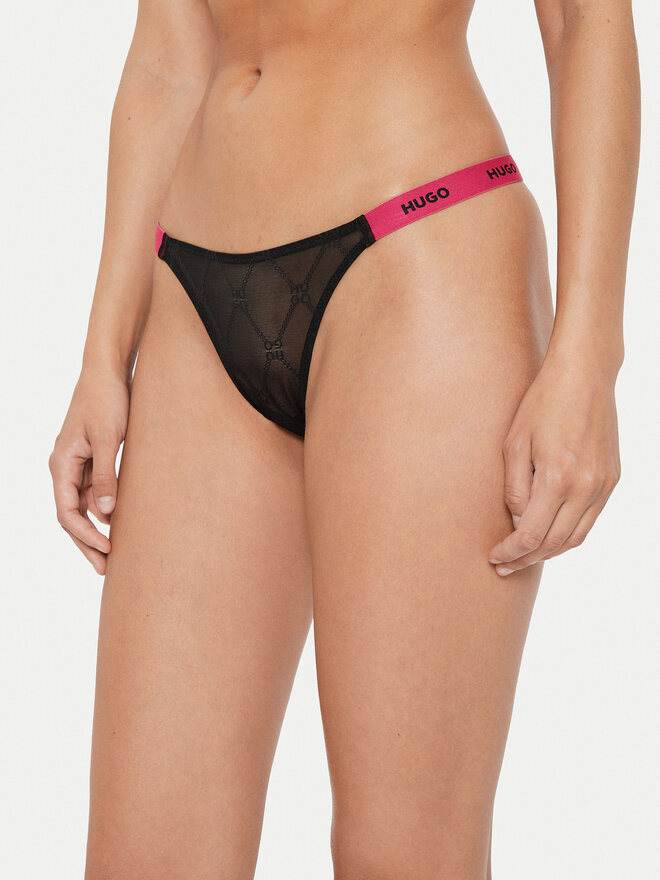 HUGO Hugo Stringtanga 50520237 Schwarz