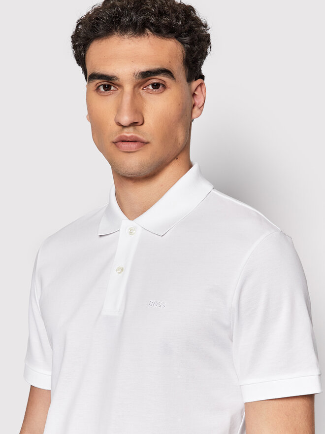 BOSS Boss Poloshirt Pallas 50468362 Weiß Regular Fit