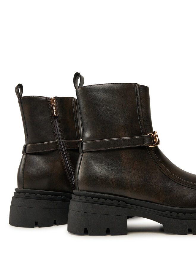 TWINSET Škornji TWINSET 242TGT110 Rjava