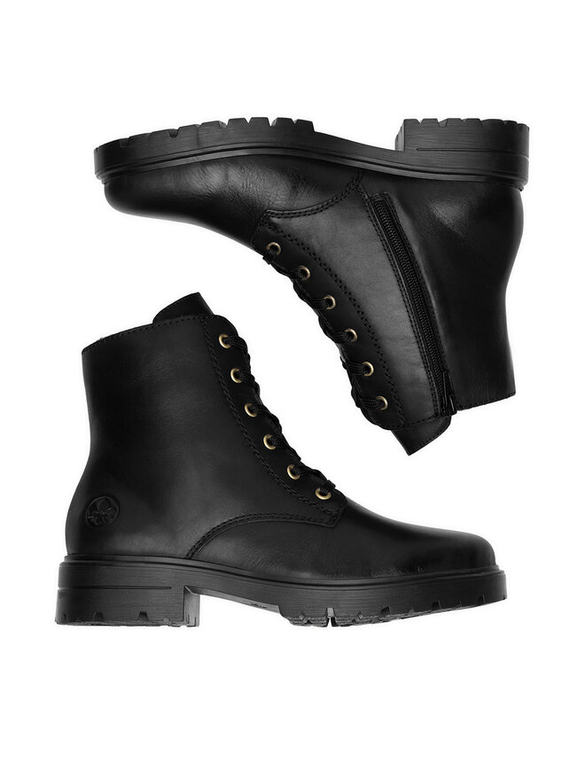 Rieker Schnürschuhe Rieker Z2841-00 Schwarz