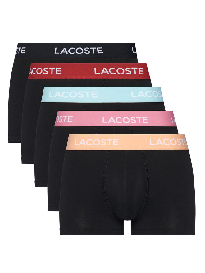 Lacoste Lacoste Set 5 parov boksaric 5H1292 Črna