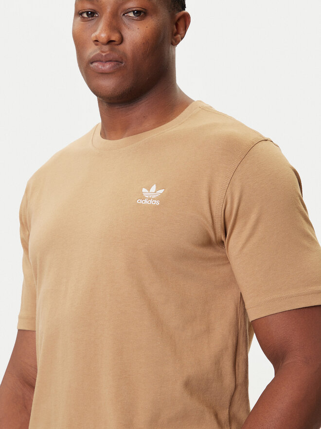 adidas adidas T-Shirt Trefoil Essentials JX2824 Beige Regular Fit