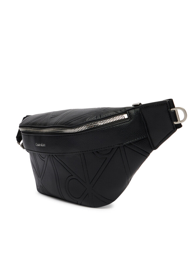 Calvin Klein Gürteltasche﻿ Calvin Klein Emblem Aop Emboss Waistbag LV04D3332G Schwarz