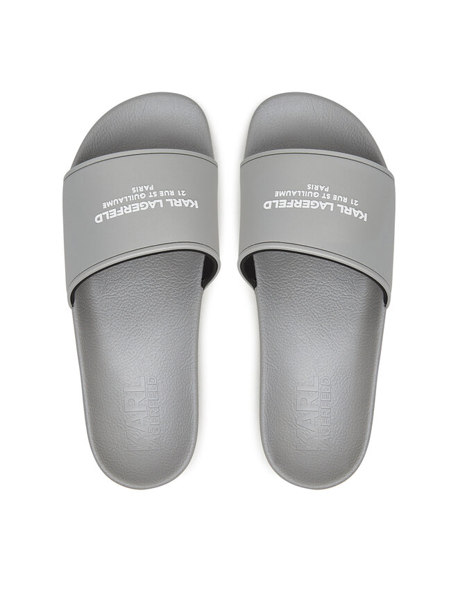 KARL LAGERFELD Pantoletten KARL LAGERFELD KL70008A Grau