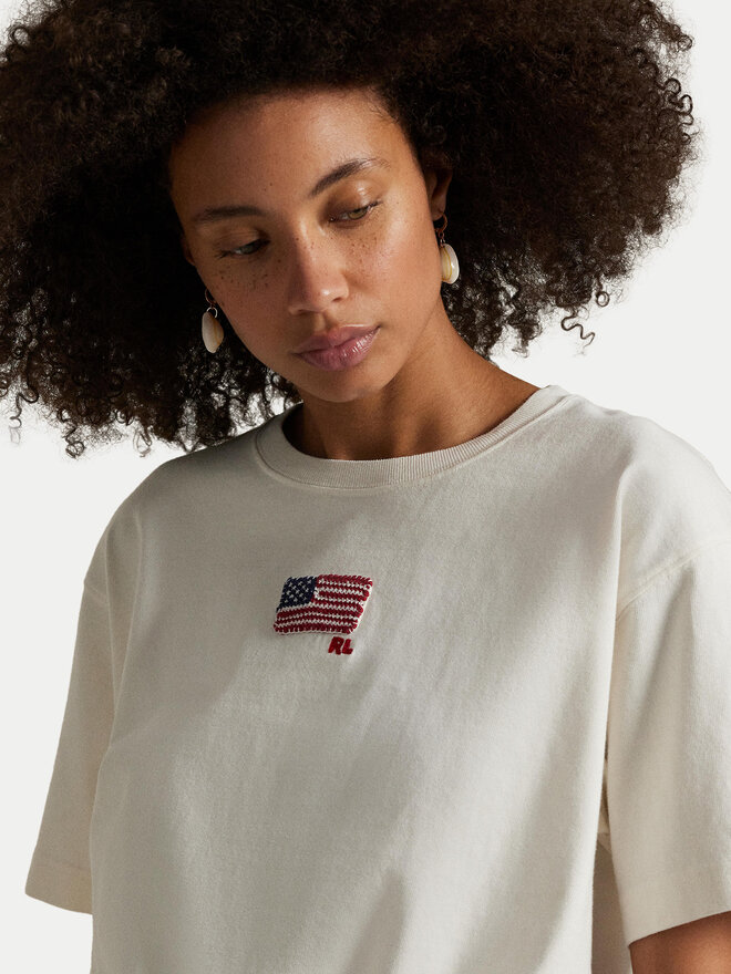 Polo Ralph Lauren Polo Ralph Lauren Camiseta 211973129001 Blanco Relaxed Fit