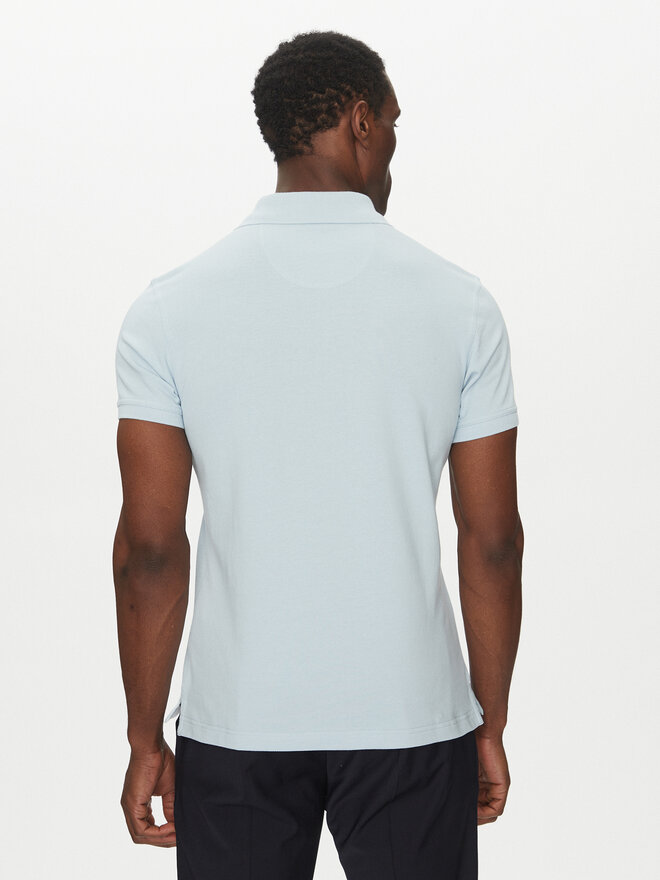 Barbour Barbour Poloshirt Tartan MML0012BU44 Himmelblau Regular Fit