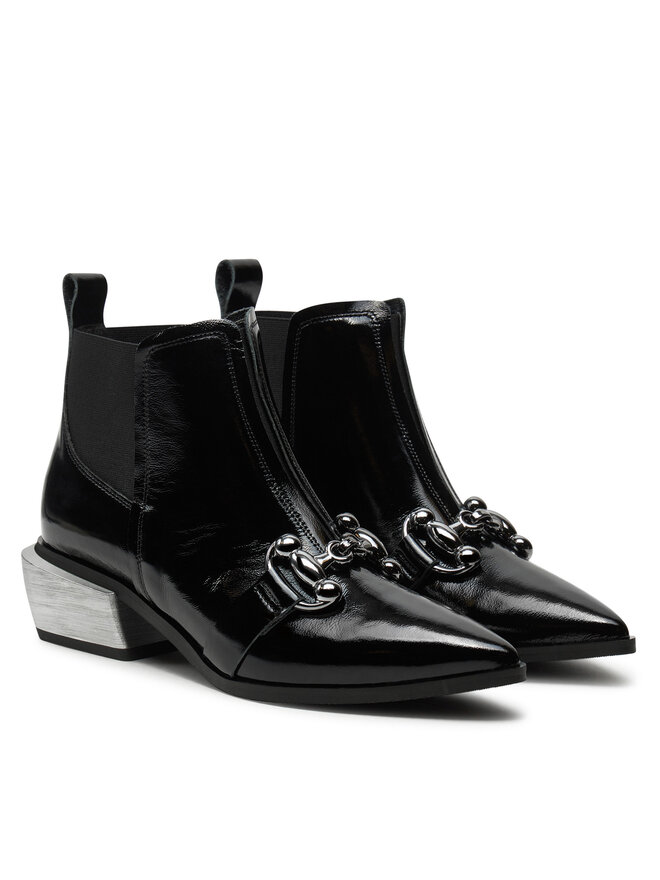 R.Polański Stiefeletten R.Polański 1544 Schwarz