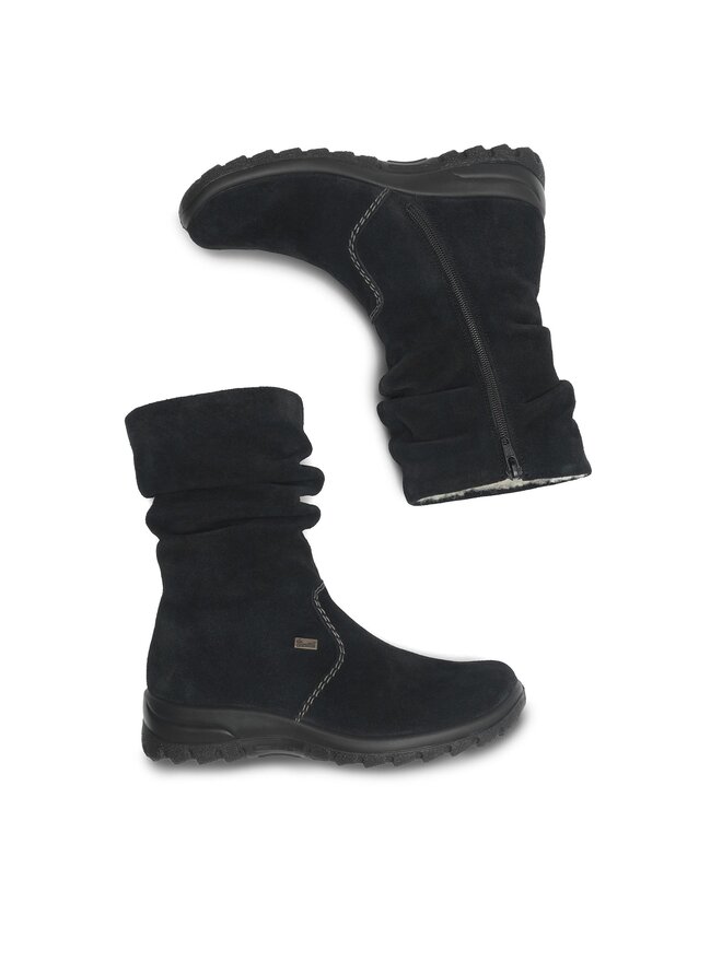 Rieker Bokacsizma Rieker Z7171-01 Fekete