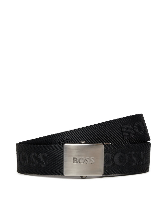 BOSS Pánský pásek Boss Icon Ro J Sz35 50481646 Černá