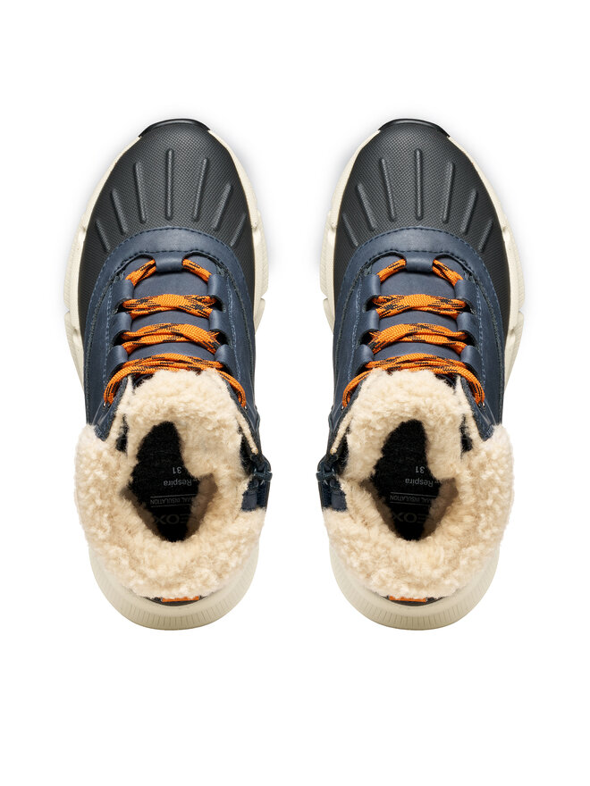 Geox Gležnjarji Geox J Flexyper Plus J56LCB 0ME50 C4218 S Mornarsko modra