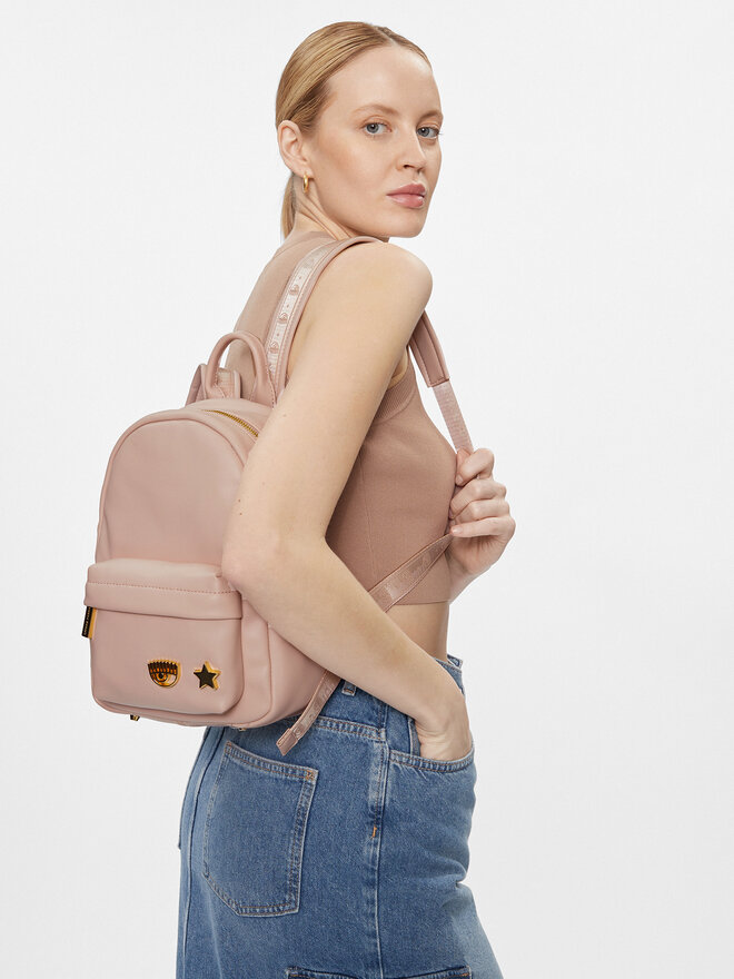 Chiara Ferragni Рюкзак Chiara Ferragni 75SB4BM1 Бежевий