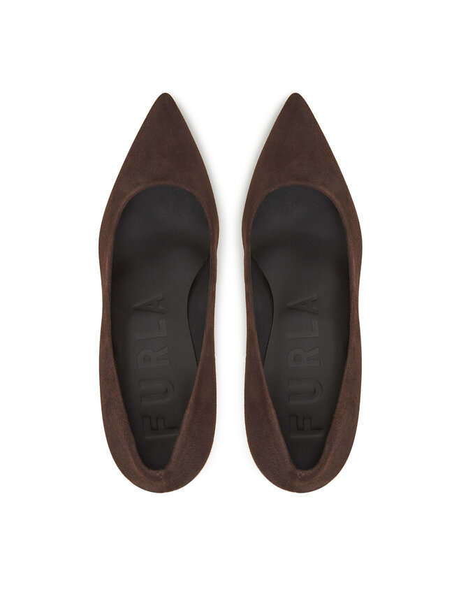 Furla Čevlji z visoko peto Furla Essential Decollete T.60 YJ69FSN C10000 AL 3388S Rjava