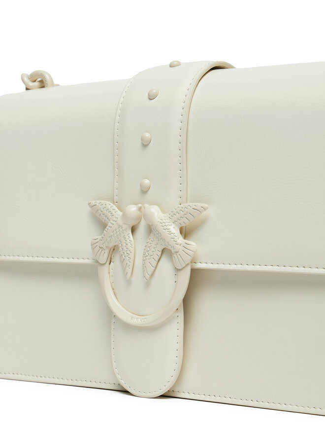 Handtasche Pinko Love One Classic Cl PE 24 PLTT 100053 A124 WeiB eschuhe