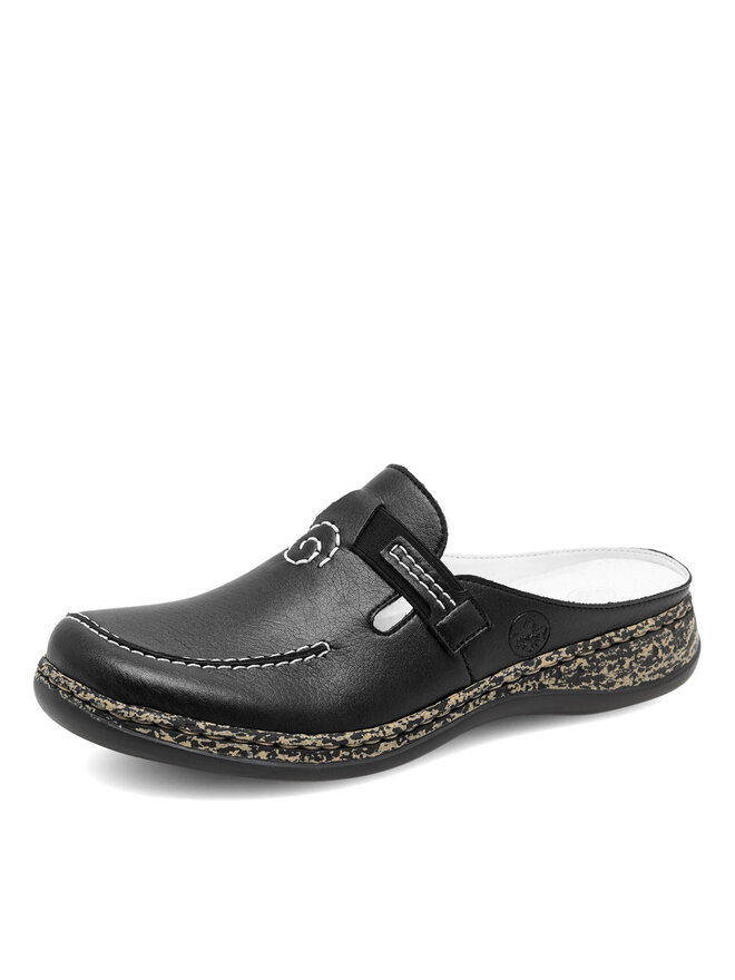 Rieker Papucs Rieker 46393-00 Fekete