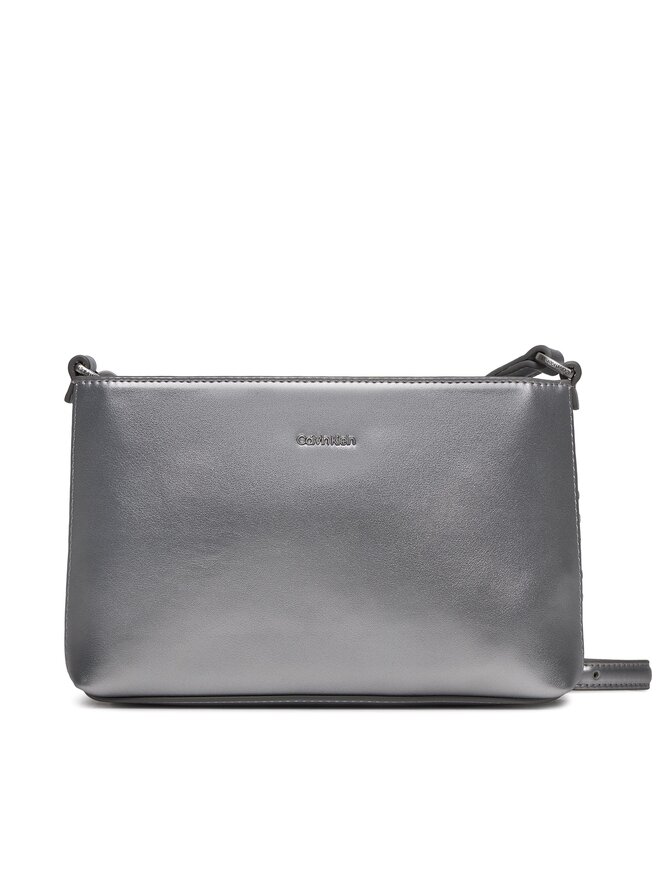Calvin Klein Borsetta Calvin Klein Ck Must Crossbody Md_ Emb K60K611359 Argento