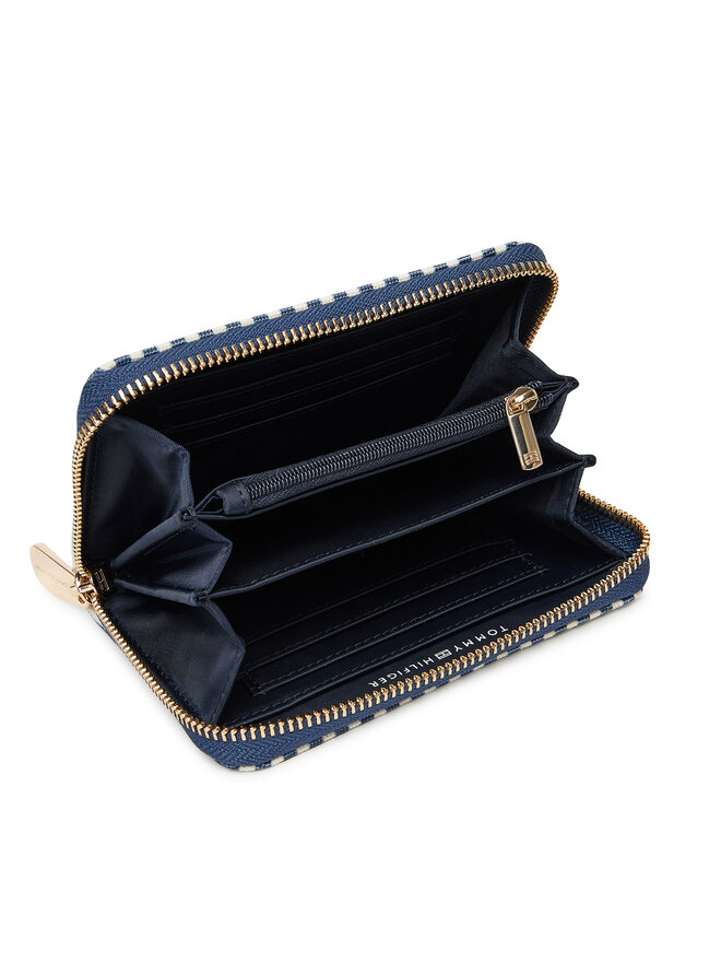 Tommy Hilfiger Голям дамски портфейл Tommy Hilfiger Poppy Summer AW0AW17270 Екрю