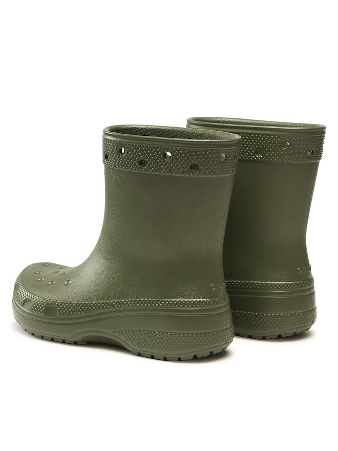 Crocs Гумові чоботи Crocs Crocs Classic Rain Boot 208363 Зелений