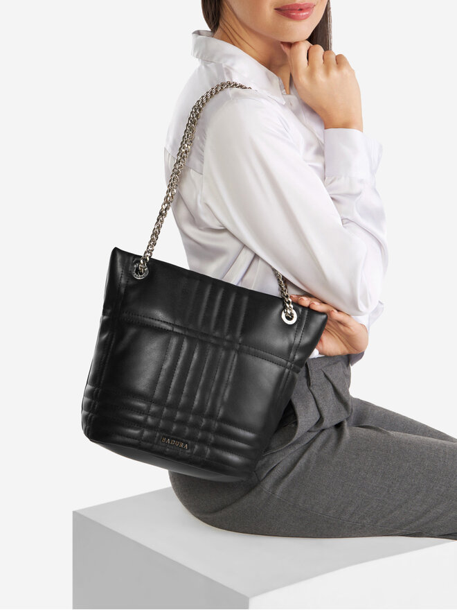 Badura Handtasche Badura JH6257-BR. Schwarz
