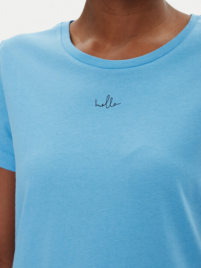 Fransa Fransa Camiseta 20615288 Azul Regular Fit