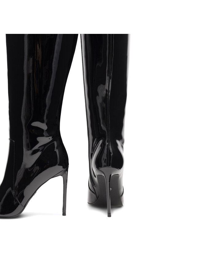 Nine West Ботуши Nine West LAMIAH ZL22045HCC Черен