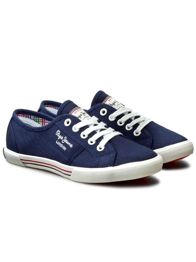 Pepe Jeans Кросівки Pepe Jeans Aberlady Basic 17 PLS30500 Cиній
