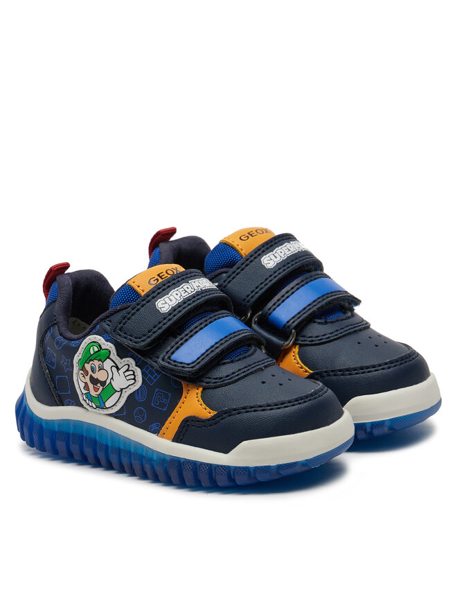 Geox Sneakersy Geox B Lightyloo Boy B465ZC 000BC C4226 Granatowy