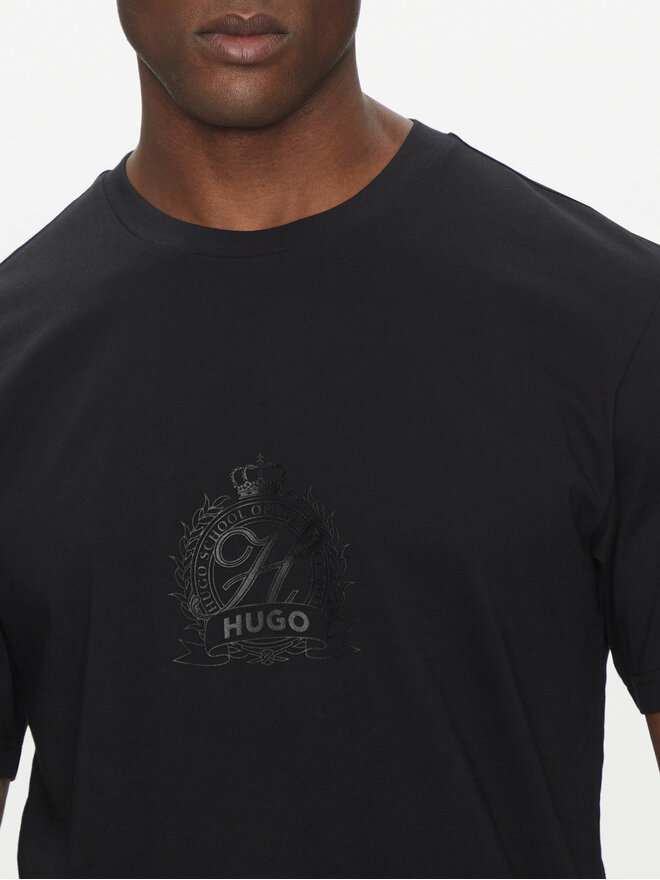 HUGO HUGO T-Shirt 50538246 Μαύρο Regular Fit