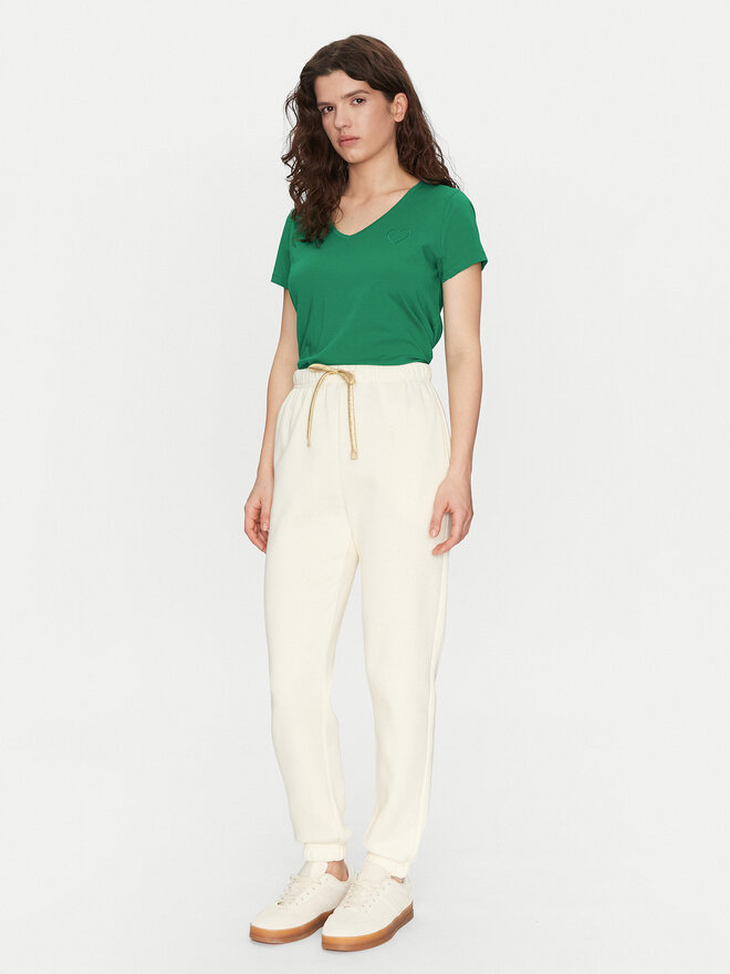 Pieces Pieces Marškinėliai New Billy 17102921 Žalia Regular Fit