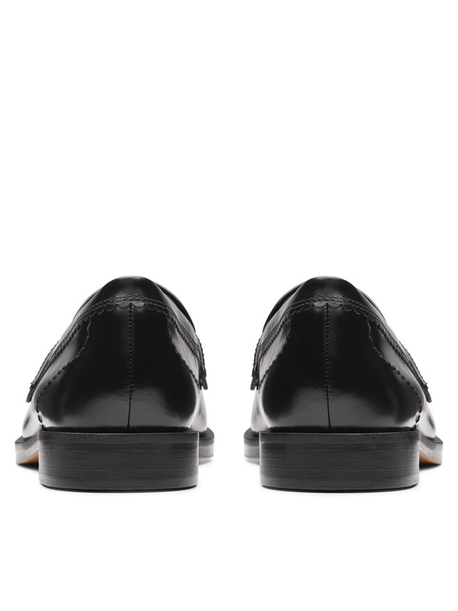 Clarks Μοκασίνια Clarks Straven Edge 26181277 Μαύρο