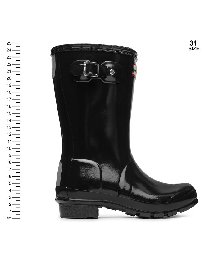 Hunter Gumene čizme Hunter Orginal Kids Gloss JFT6000RGL Crna