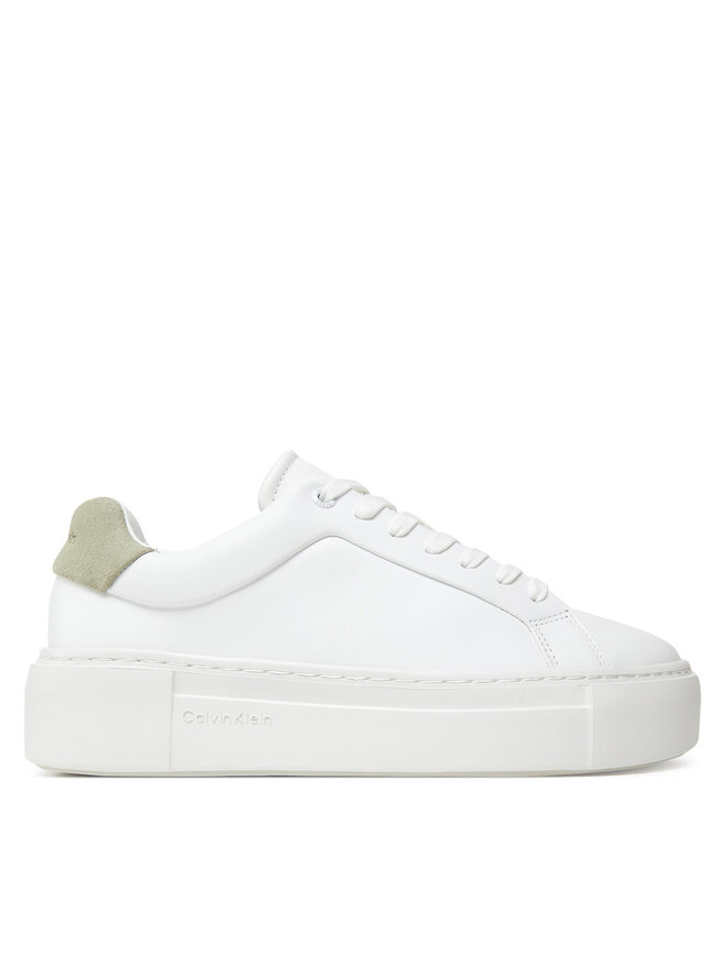 Calvin Klein Αθλητικά Calvin Klein Ff Cupsole Lace Up Lth HW0HW02570 Λευκό