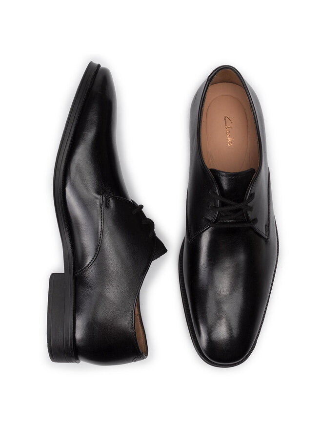 Clarks Туфлі Clarks Gilman Walk 261440567 Чорний