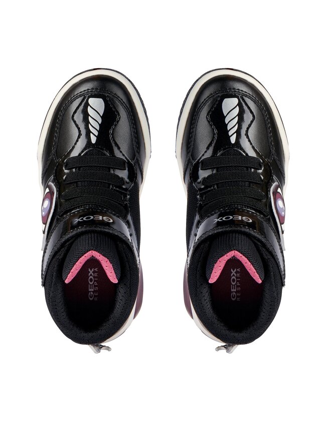Geox Сникърси Geox J Inek Girl J36ASB 0NFEW C0922 M Черен