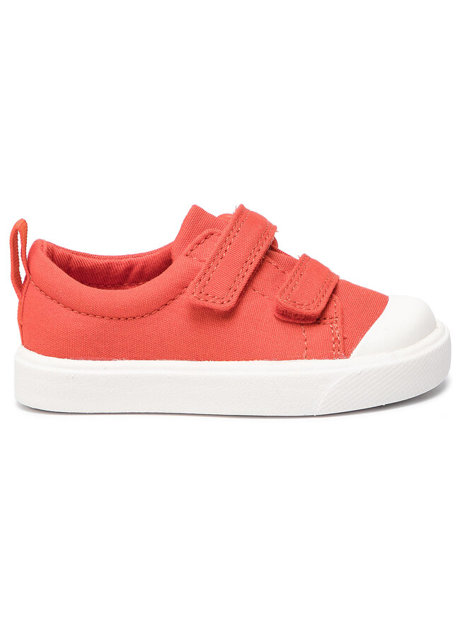 Clarks Sneakers aus Stoff Clarks City FlareLo T 261410956 Orange