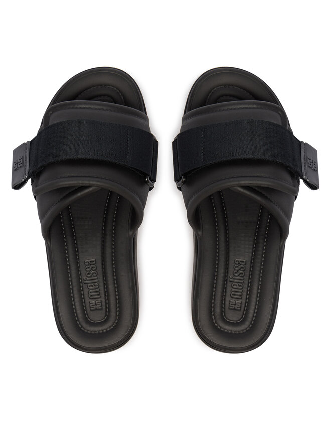 Melissa Pantoletten Melissa Melissa Free Fuzzy Slide Platform Ad 37835 Schwarz