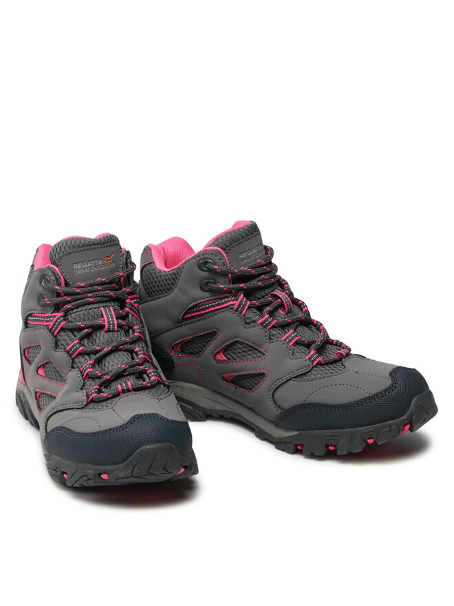 Regatta Trekkingschuhe Regatta Holcombe Iep Mid Jnr RKF573 Grau