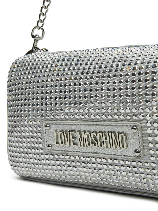 LOVE MOSCHINO Ročna torba LOVE MOSCHINO JC4135PP1MLL196B Srebrna