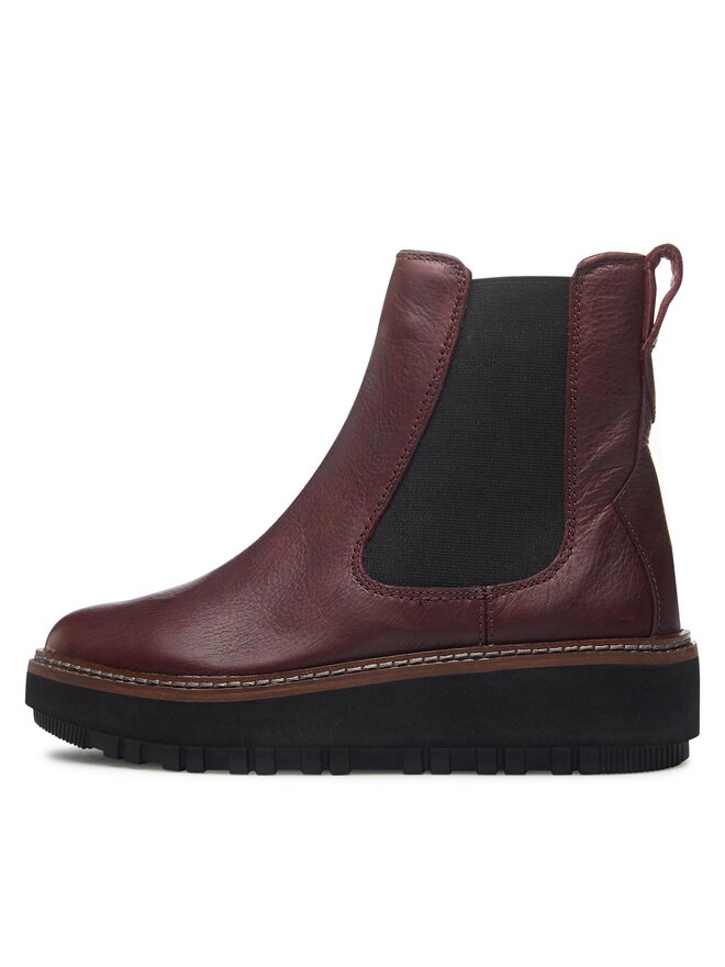 Clarks Челсі Clarks Orianna W Up 261748224 Бордовий