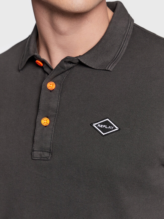 REPLAY Replay Poloshirt M3070A.000.22696M Grau Regular Fit