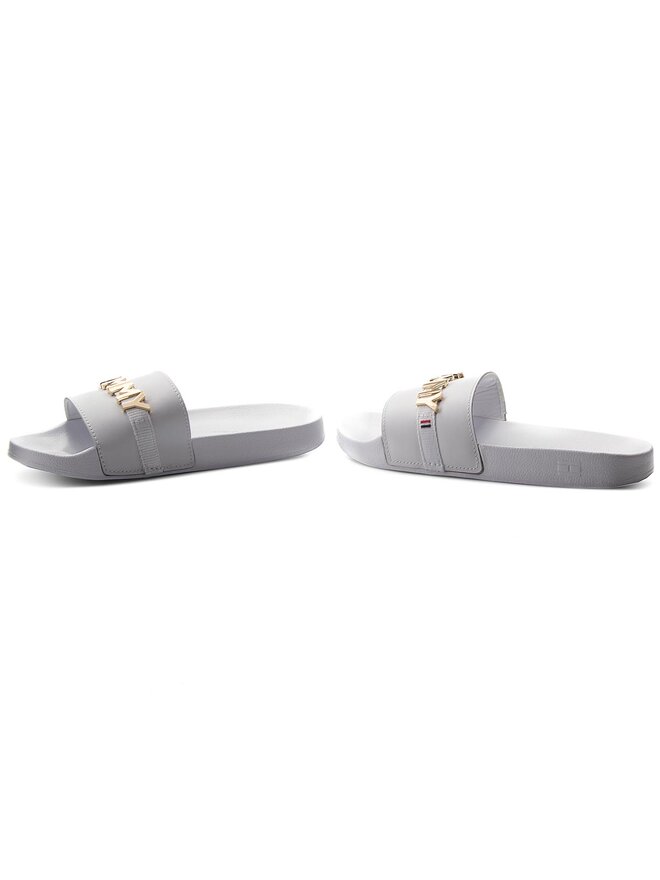 Tommy Hilfiger Şlapi Tommy Hilfiger Beach Slide FW0FW02965 Alb