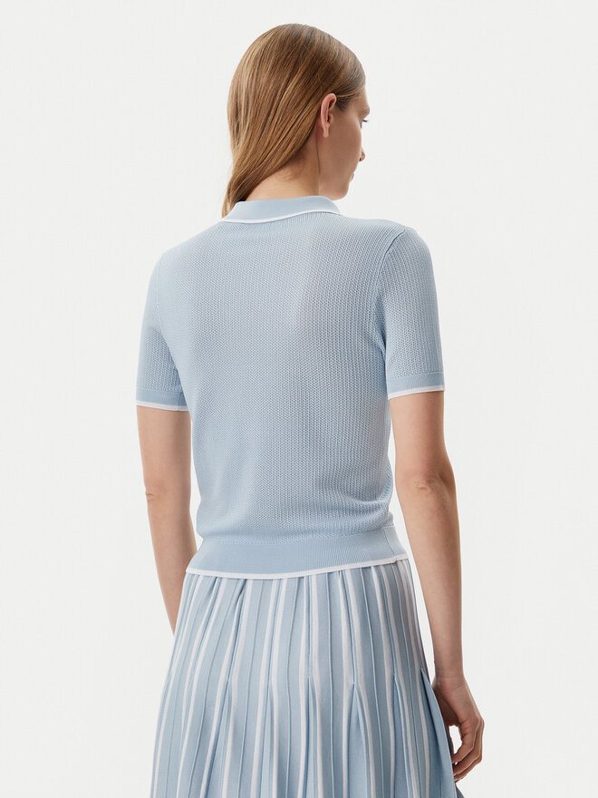 Guess Guess Polo marškinėliai V5GP00Z3D60 Mėlyna Slim Fit