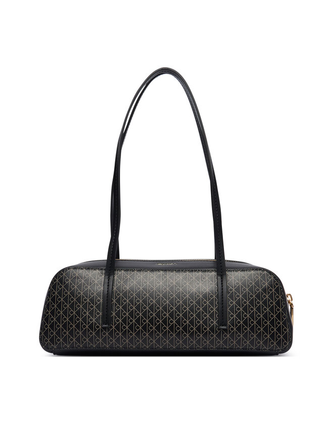 Calvin Klein Handtasche Calvin Klein Emblem Aop Bauletto LV04F3585G Schwarz