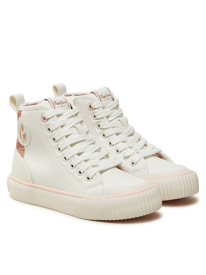 Pepe Jeans Tenisice Pepe Jeans Ottis Young G PGS30608 Bijela
