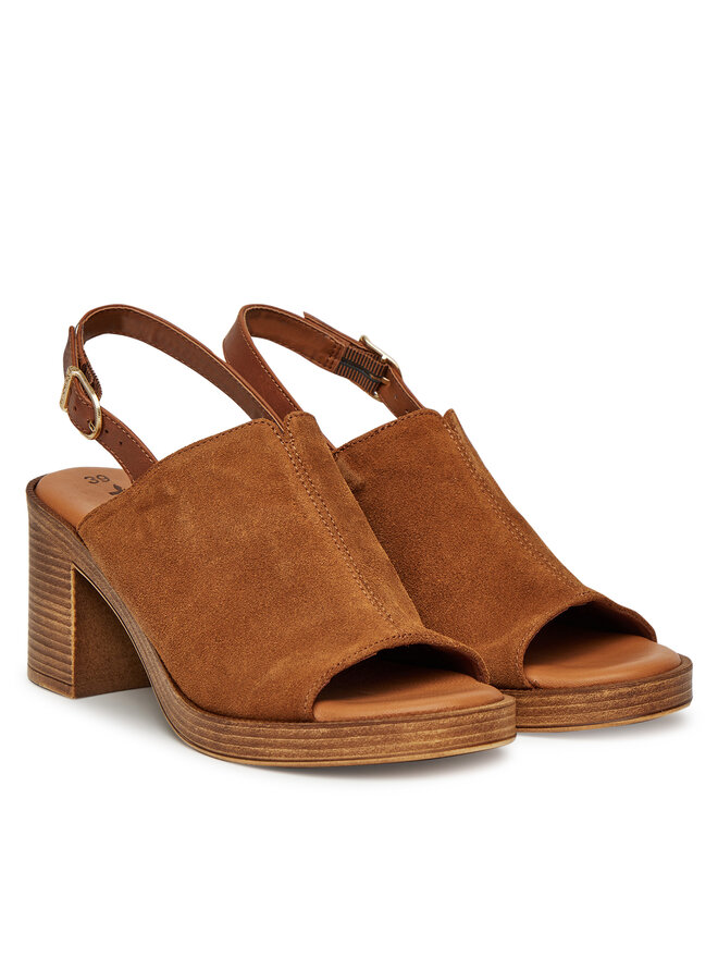 Tamaris Sandały Tamaris 1-28304-44 Brązowy