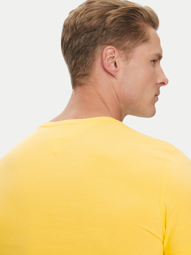 Tommy Hilfiger Tommy Hilfiger Camiseta MW0MW10800 Amarillo Slim Fit