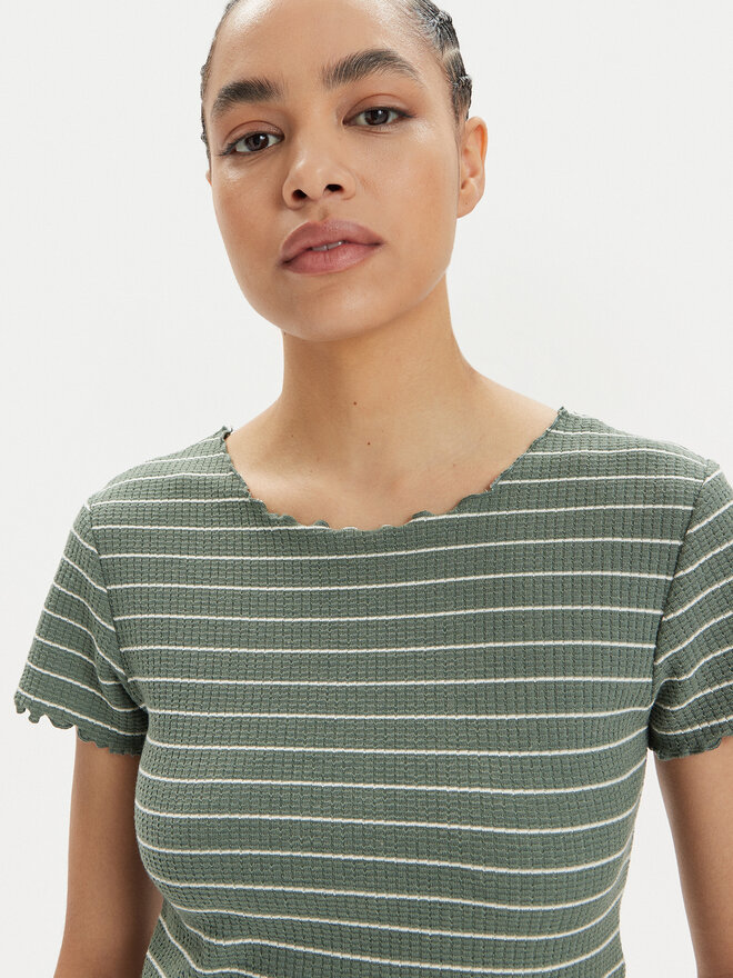 ONLY ONLY Camiseta Anits 15253651 Verde Regular Fit