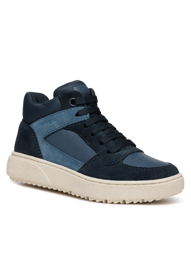 Geox Sneakersy Geox J Theleven Boy J46LDC 05422 CB4F4 D Tmavomodrá