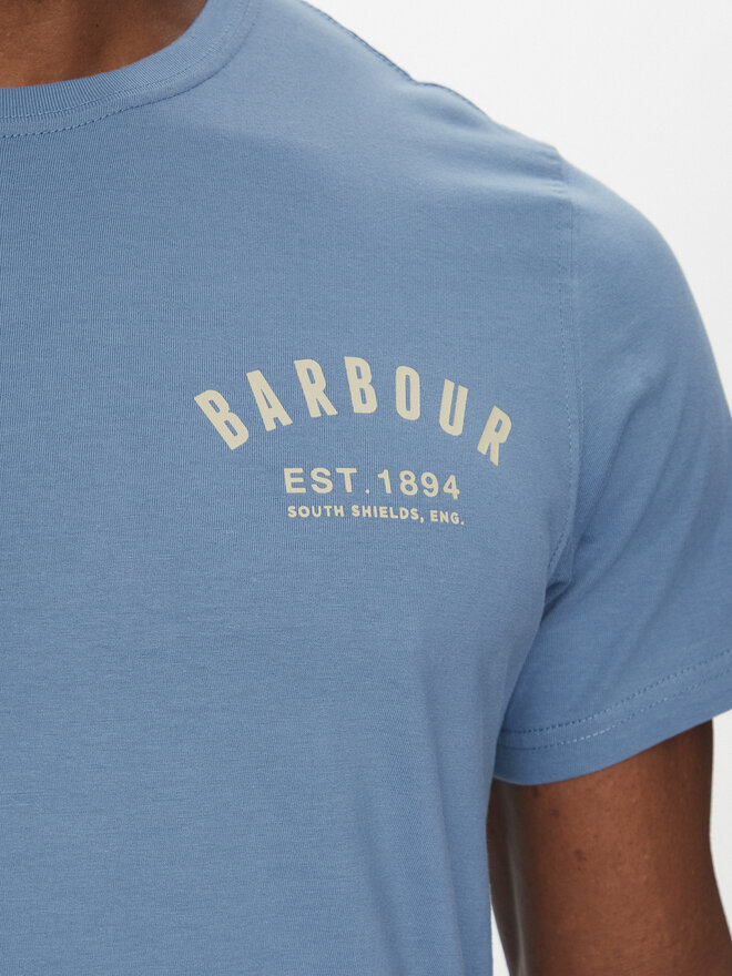 Barbour Barbour Marškinėliai Preppy MTS0502BU27 Mėlyna Tailored Fit