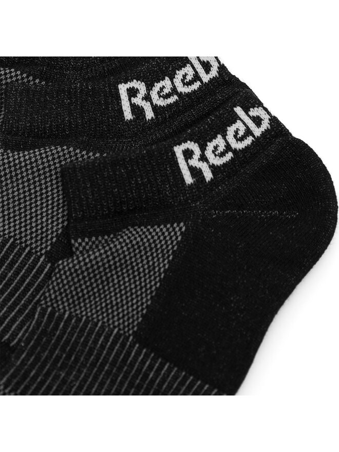 Reebok Set di 3 paia di calzini corti unisex Reebok R0356-SS24 (3-pack) Nero