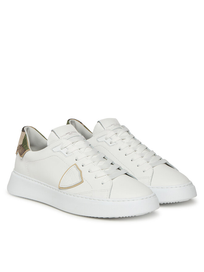 Philippe Model Sneakers Philippe Model Veau Camou Striching A012221 BTLU VCB3 VEAU Weiß